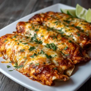 Cheesy Chicken Enchiladas Bake