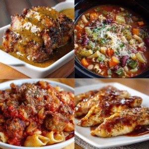 Crockpot Chicken Dinners