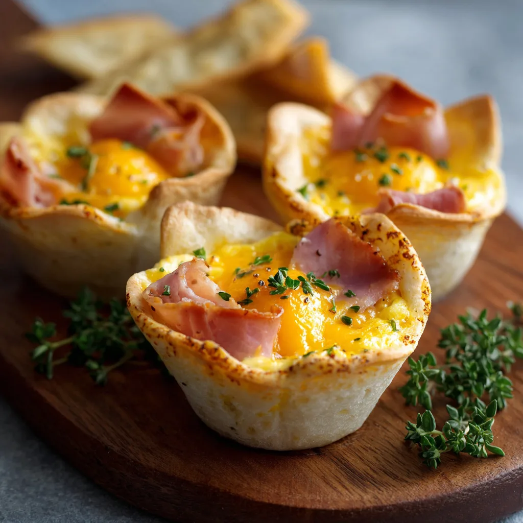 Ham and Cheese Brunch Cups