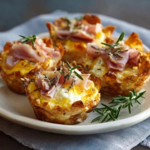 Ham and Cheese Brunch Cups