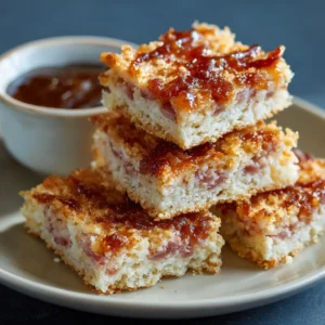 Brown Sugar Ham Snack Squares