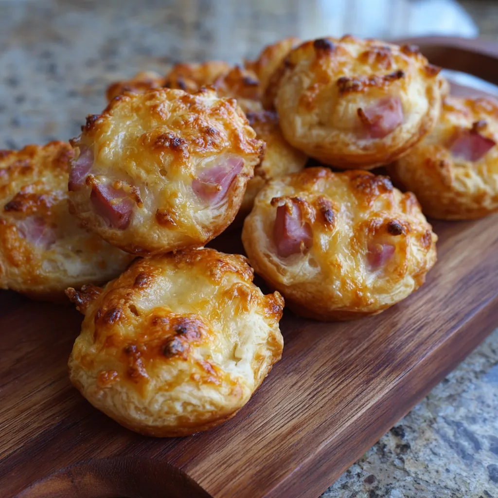 Ham & Cheese Puff Bites