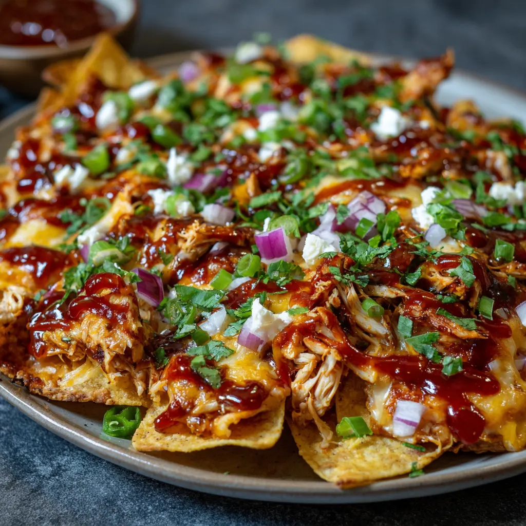 BBQ Chicken Nachos
