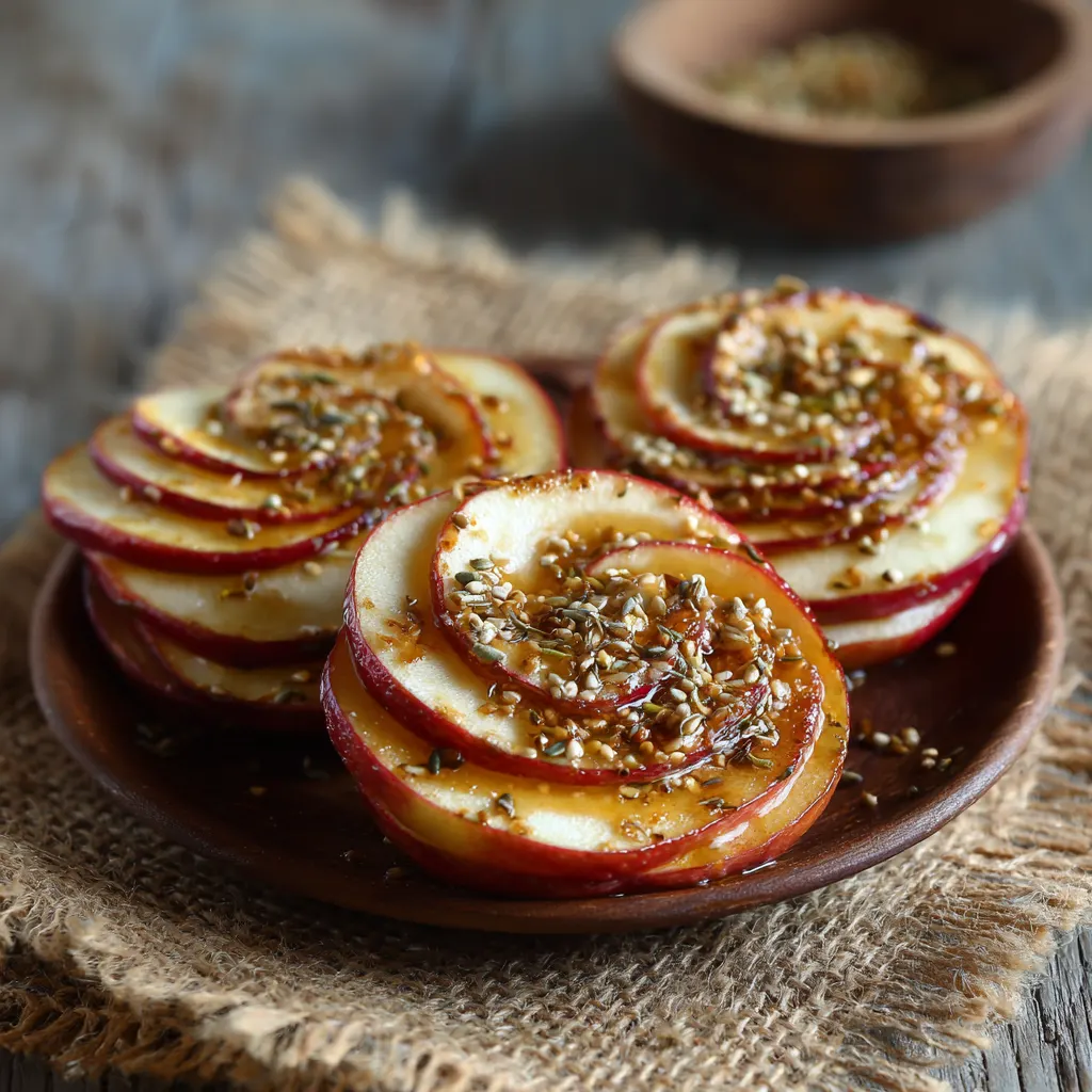 Baked Apple Slices Snack