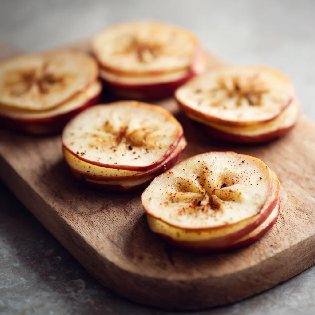 Baked Apple Slices Snack