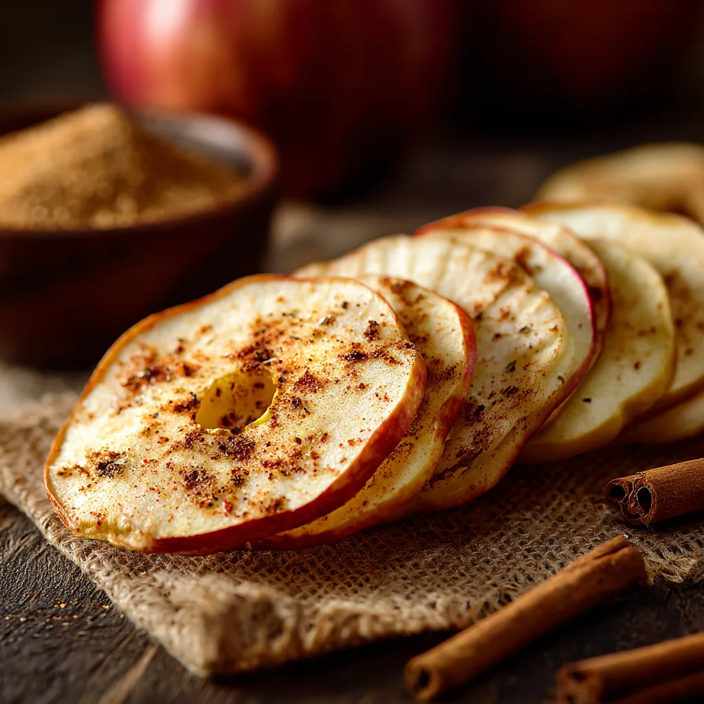 Baked Apple Slices Snack
