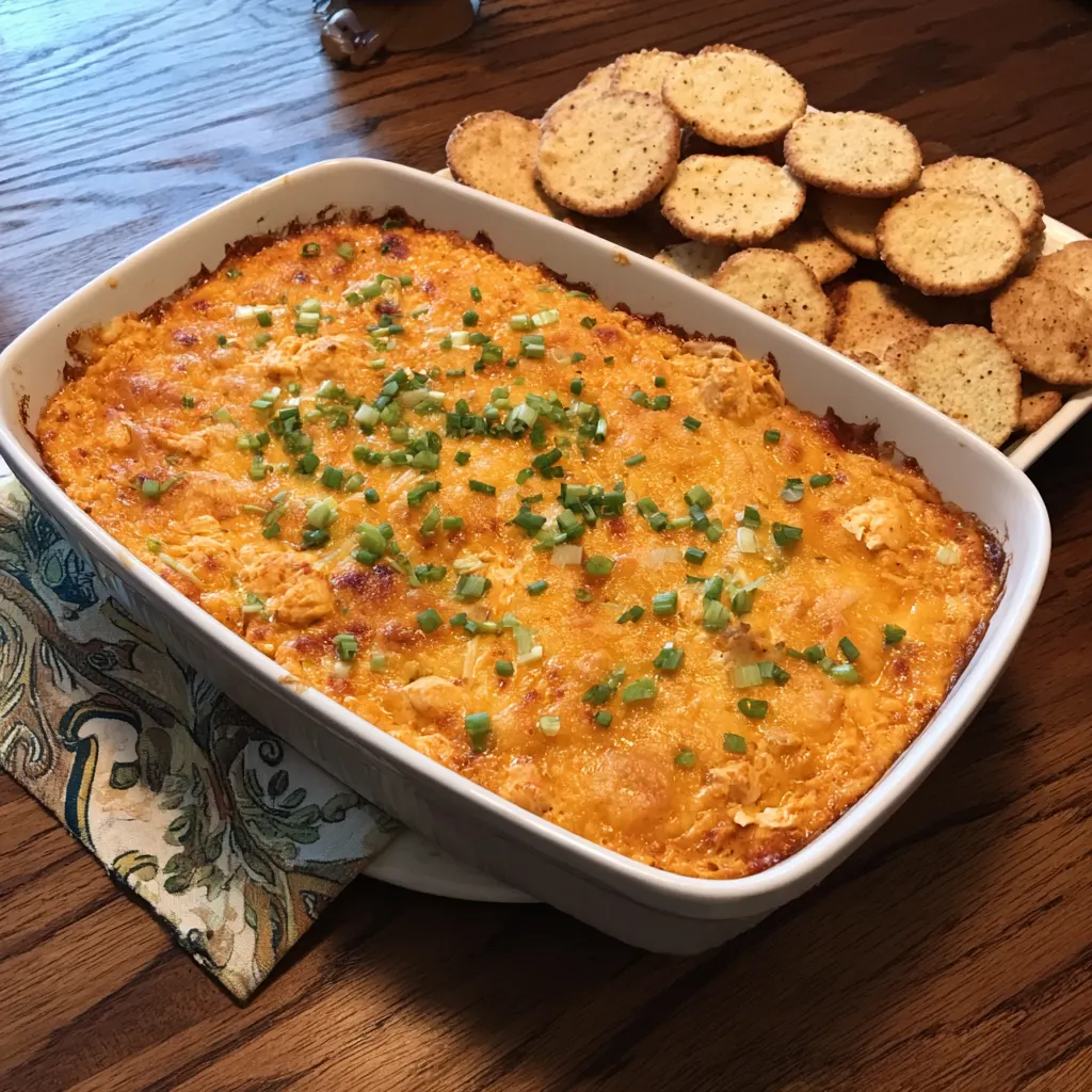 Baked Buffalo Chicken Dip