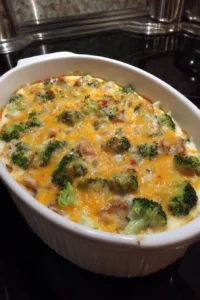 Broccoli and Chicken Cheese Bake