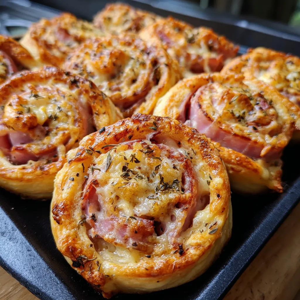 Brown Sugar Ham Pinwheels