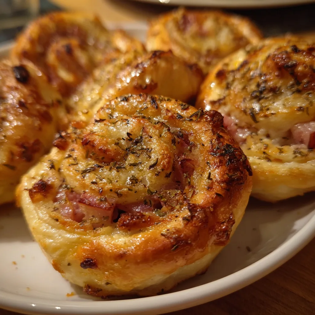 Brown Sugar Ham Pinwheels