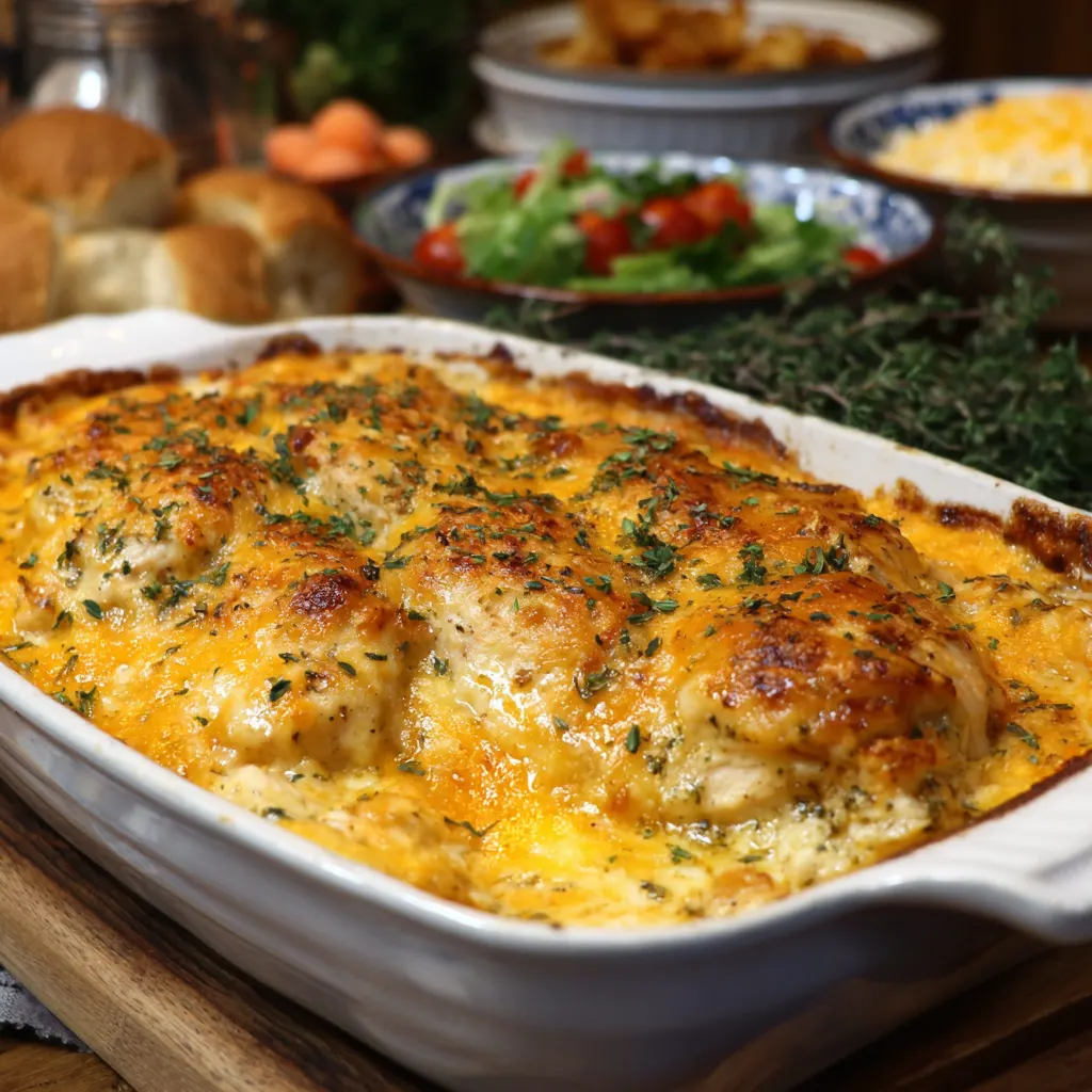 Cheesy Chicken Bake Recipe