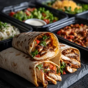 Chicken Fajita Wraps