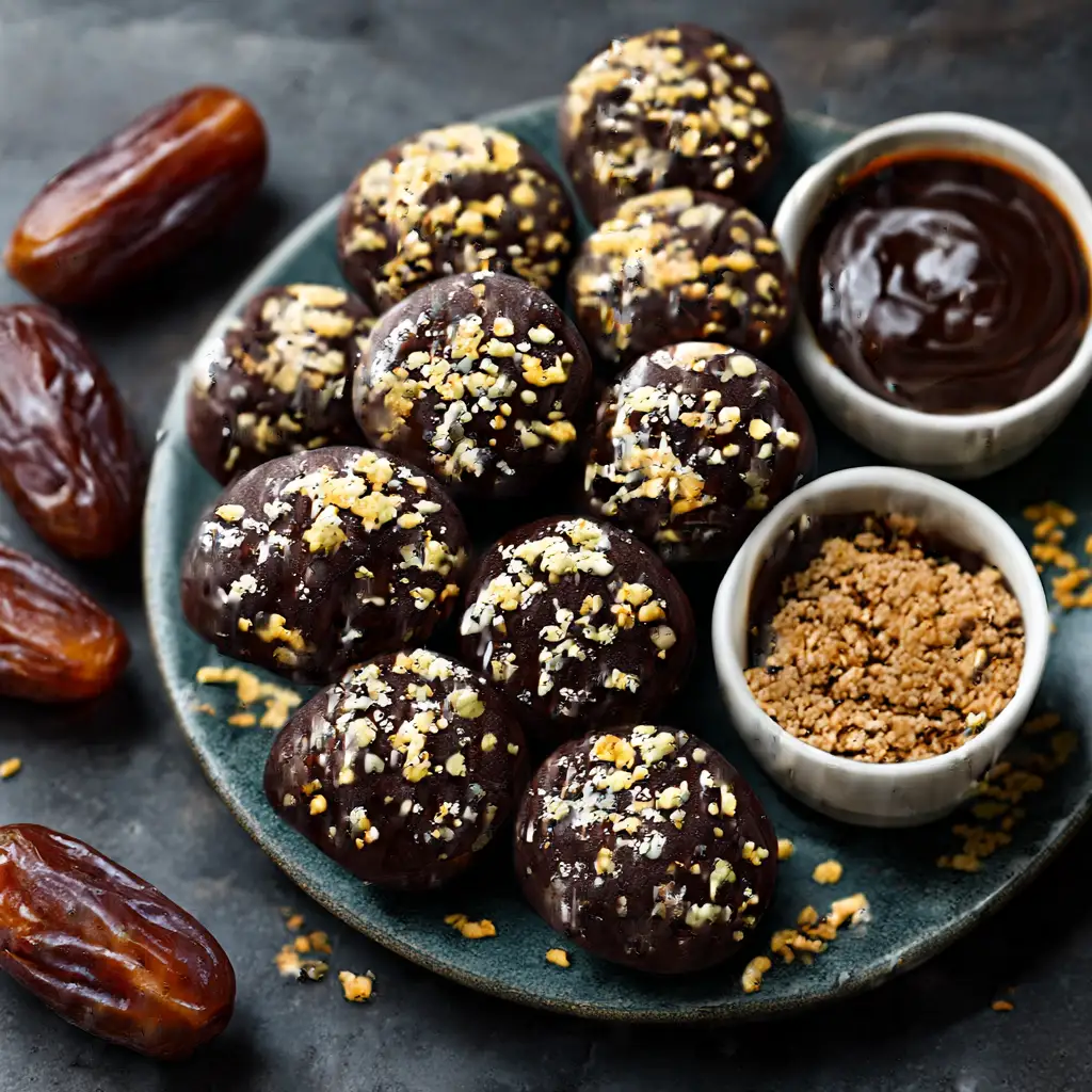 Chocolate Date Bites Snack