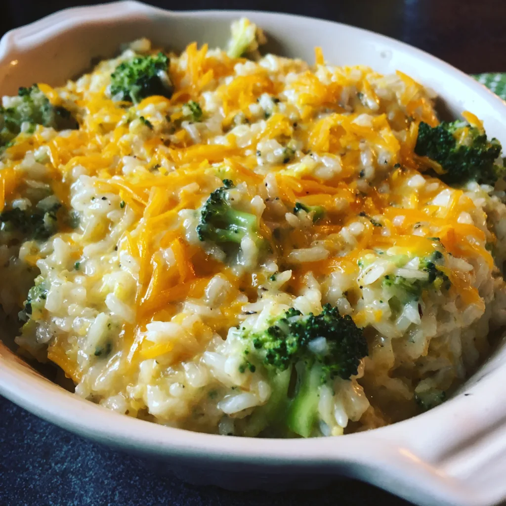 Creamy Broccoli and Rice Casserole
