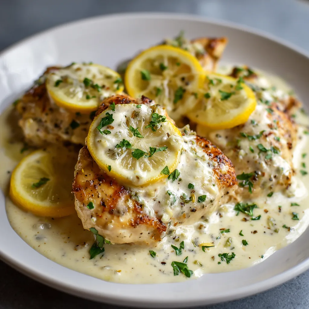 Creamy Lemon Chicken Recipe