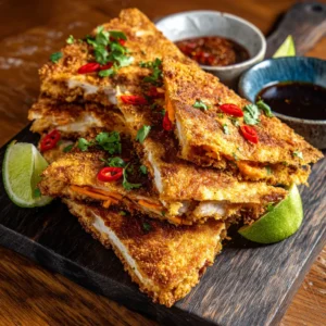Crispy Chicken Quesadillas