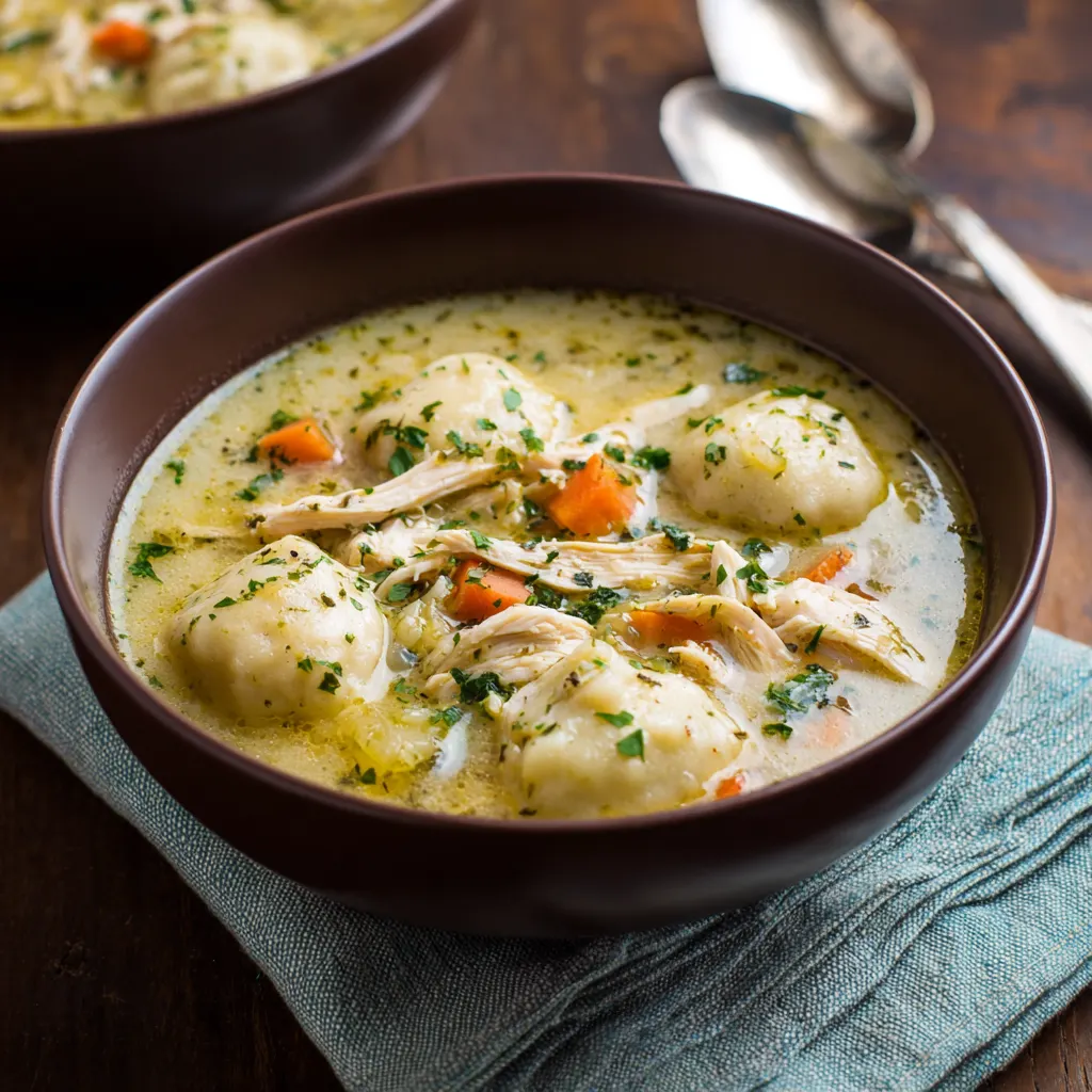 Crockpot Chicken and Dumpling Soup