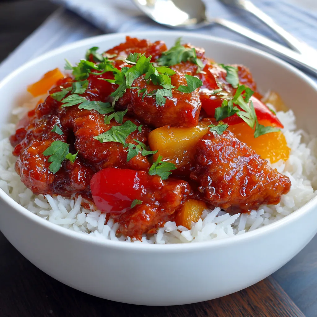 Crockpot Sweet and Sour Chicken