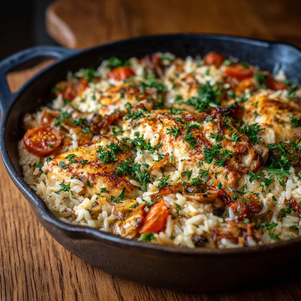 Chicken and Rice Skillet Recipe