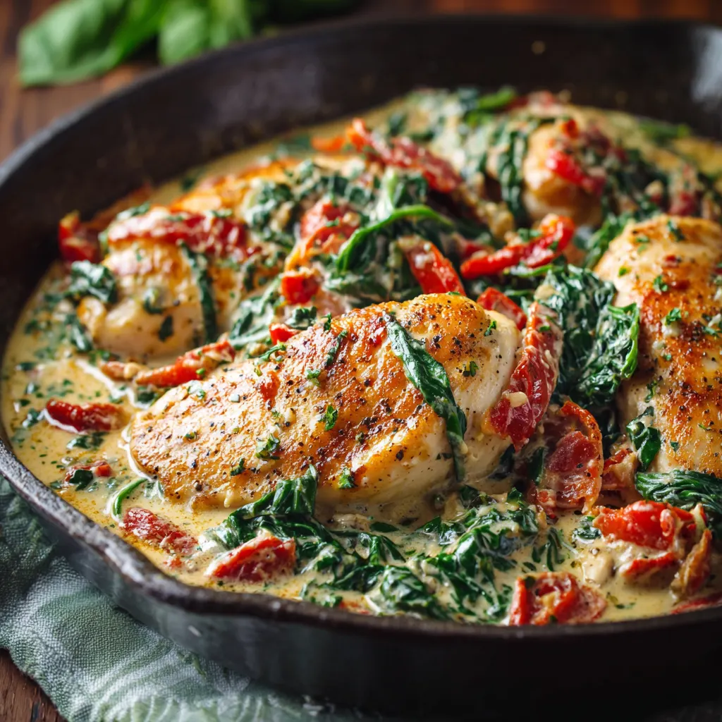 Creamy Tuscan Chicken Recipe