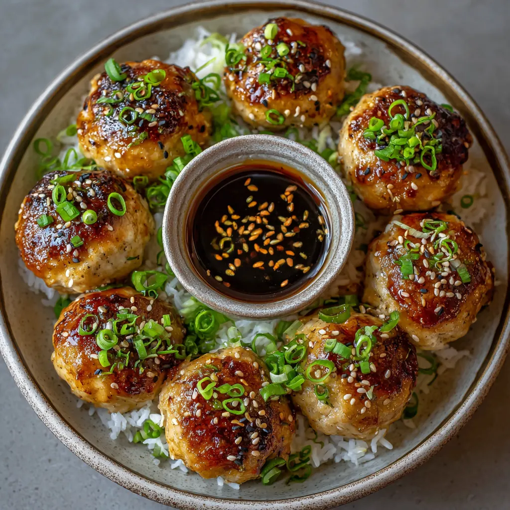 Teriyaki Chicken Meatballs Recipe