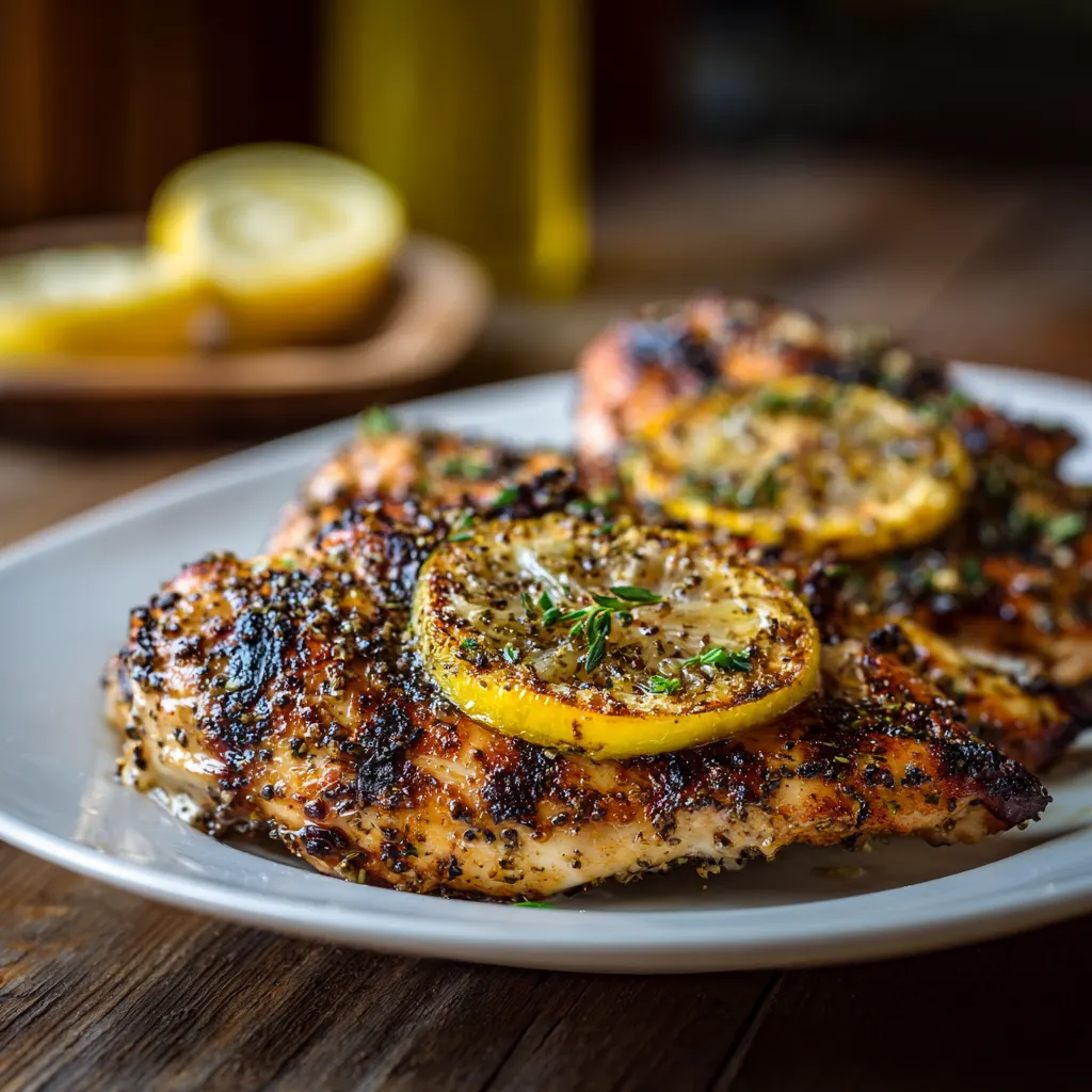 Grilled Lemon Pepper Chicken