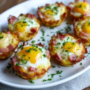 Ham and Cheese Breakfast Bites