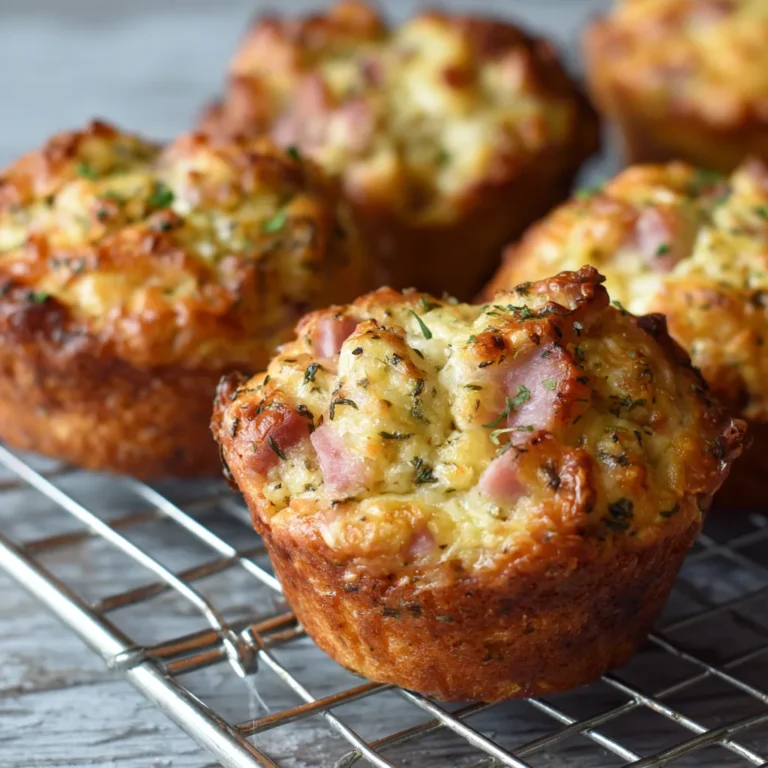 Ham and Cheese Snack Muffins