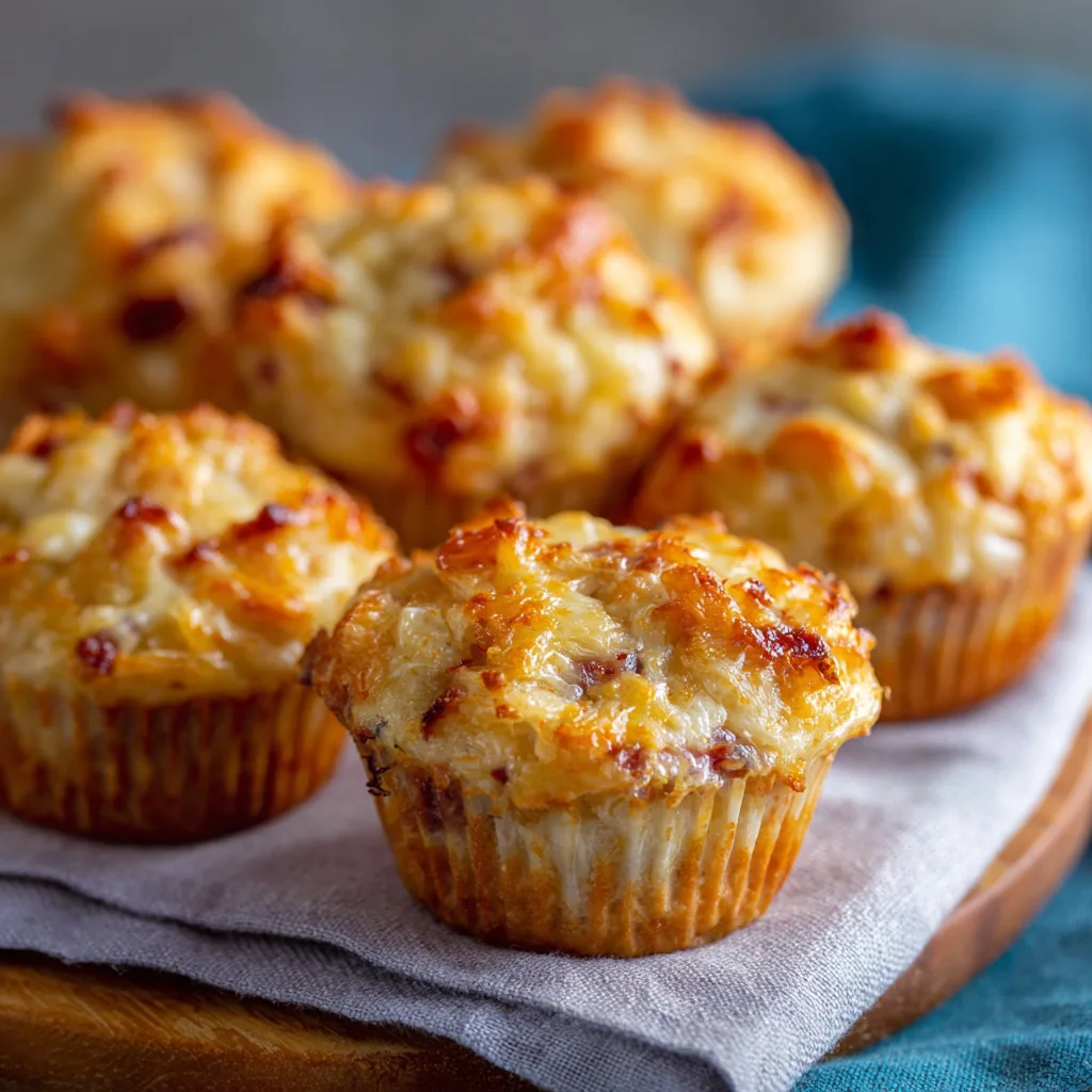 Ham and Cheese Snack Muffins