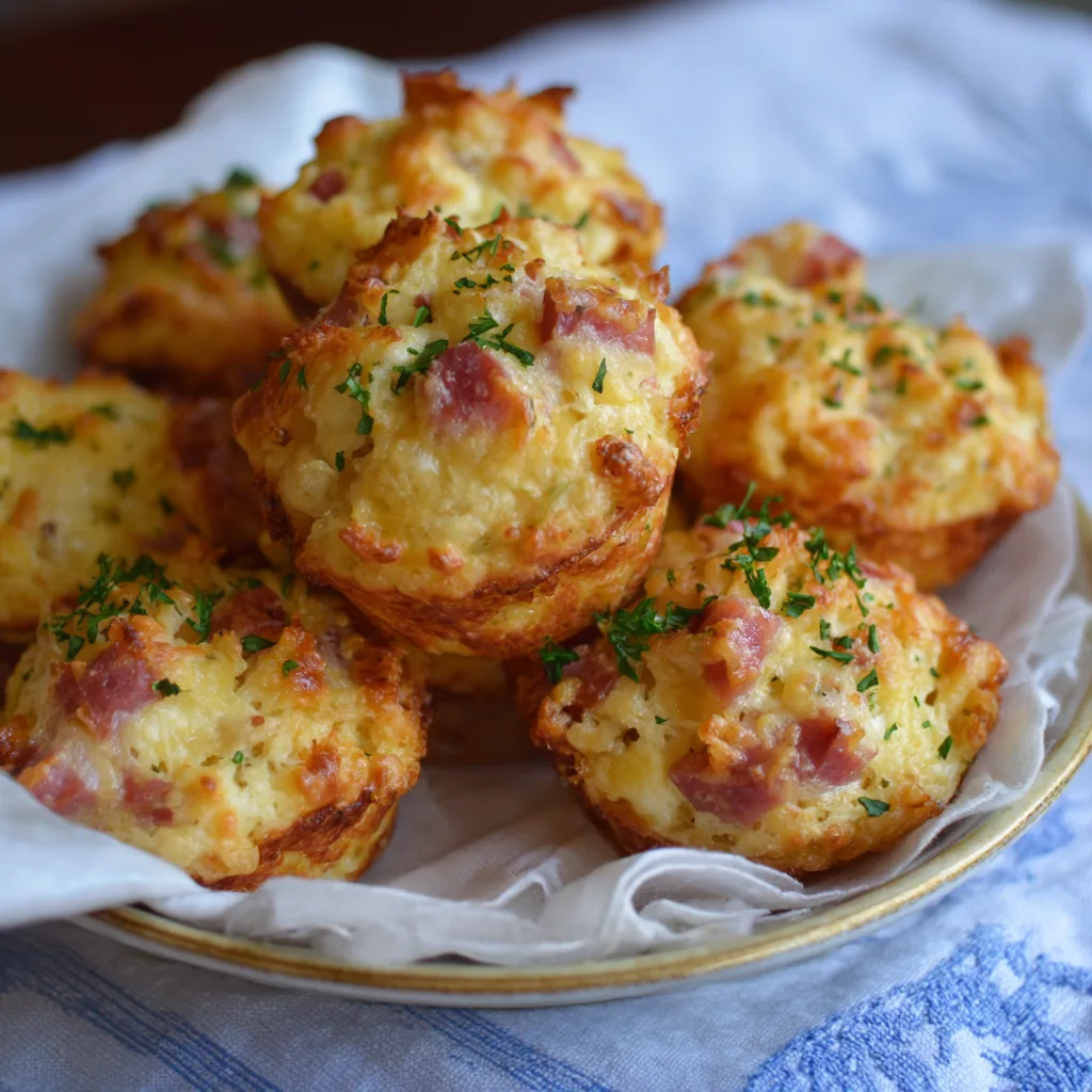 Ham and Cheese Snack Muffins