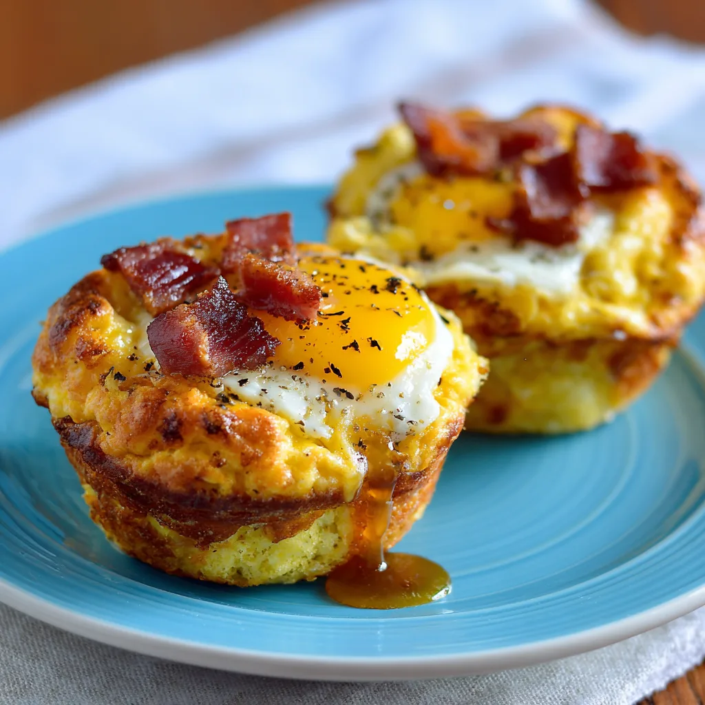 Honey Ham Breakfast Muffins