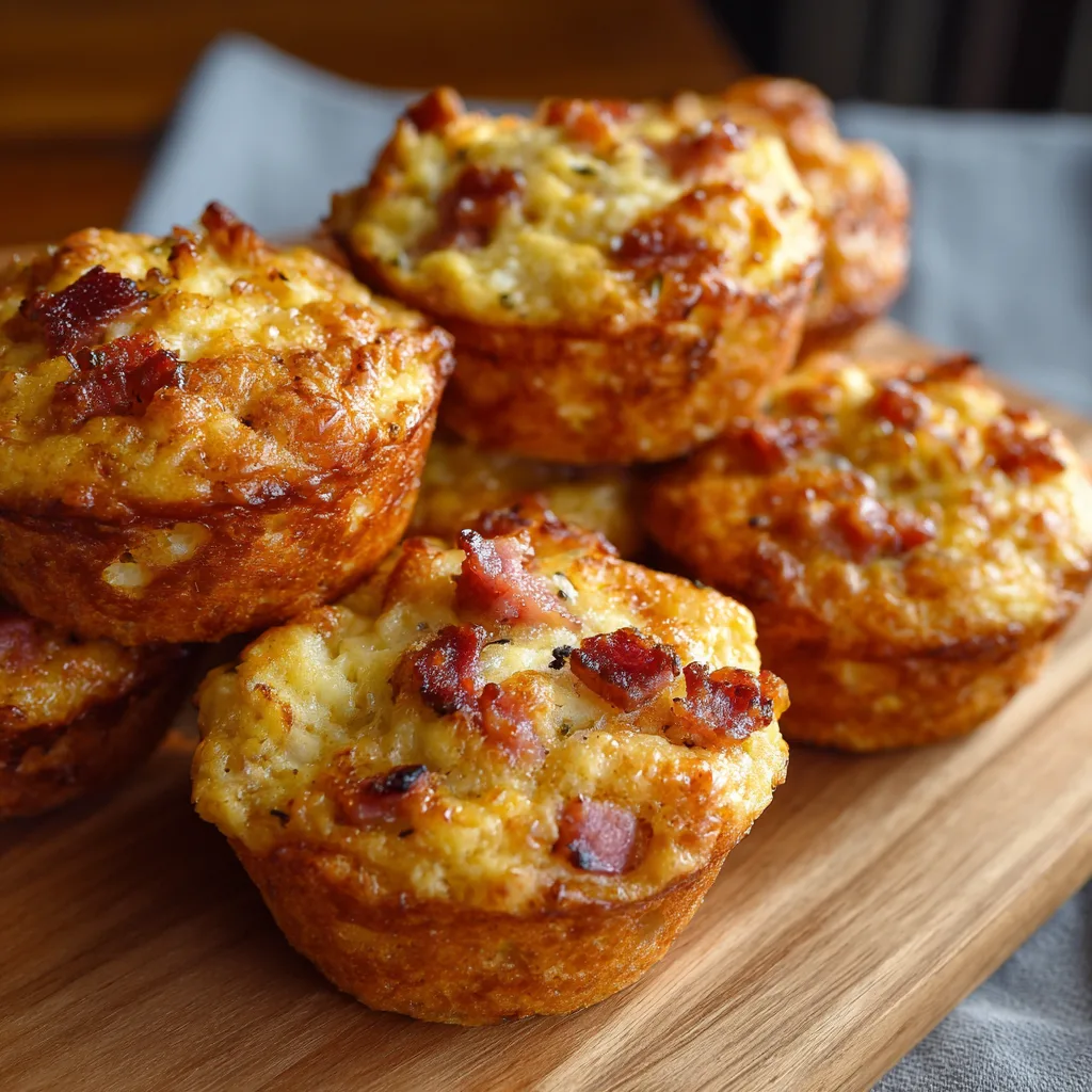 Honey Ham Breakfast Muffins
