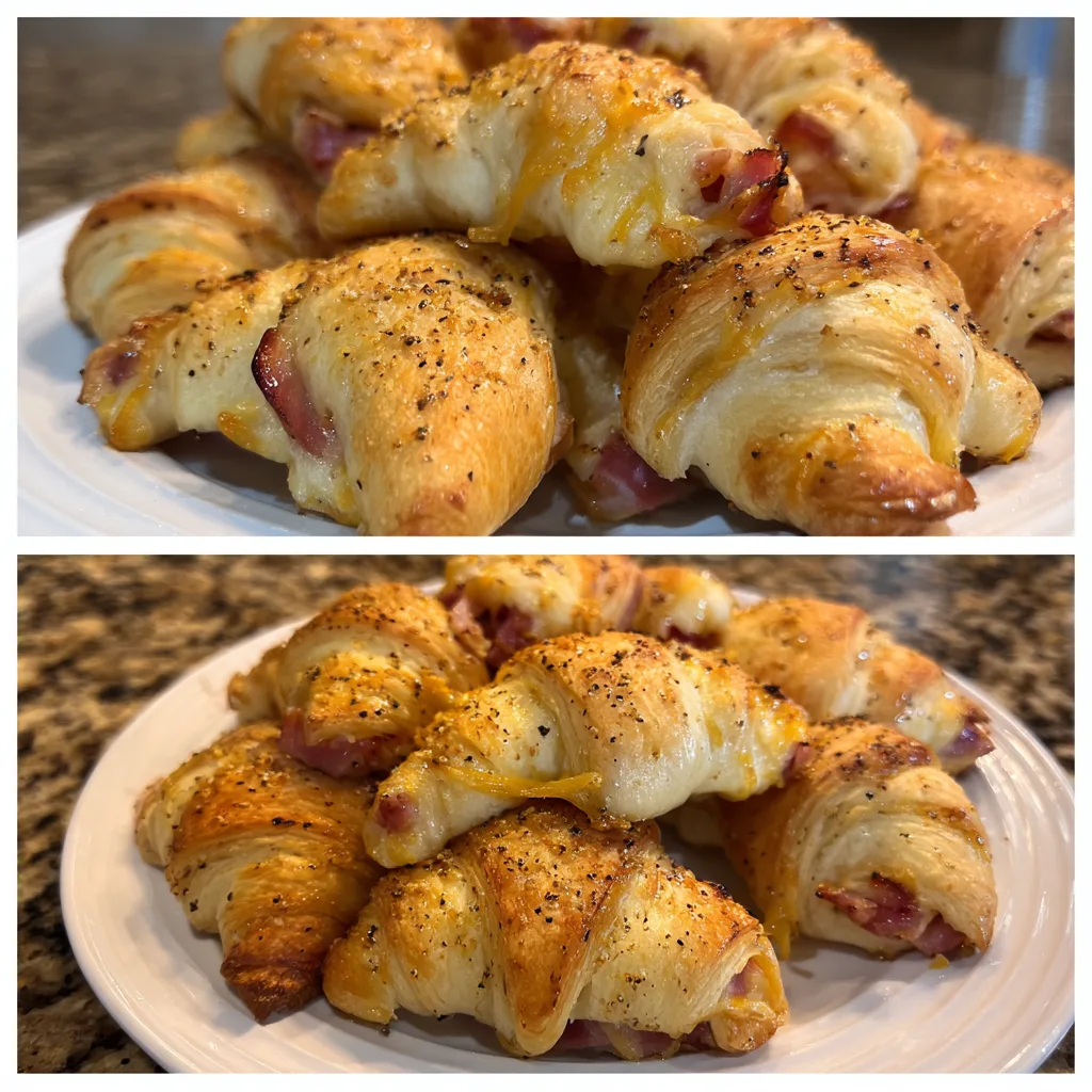 Honey Ham Crescent Bites