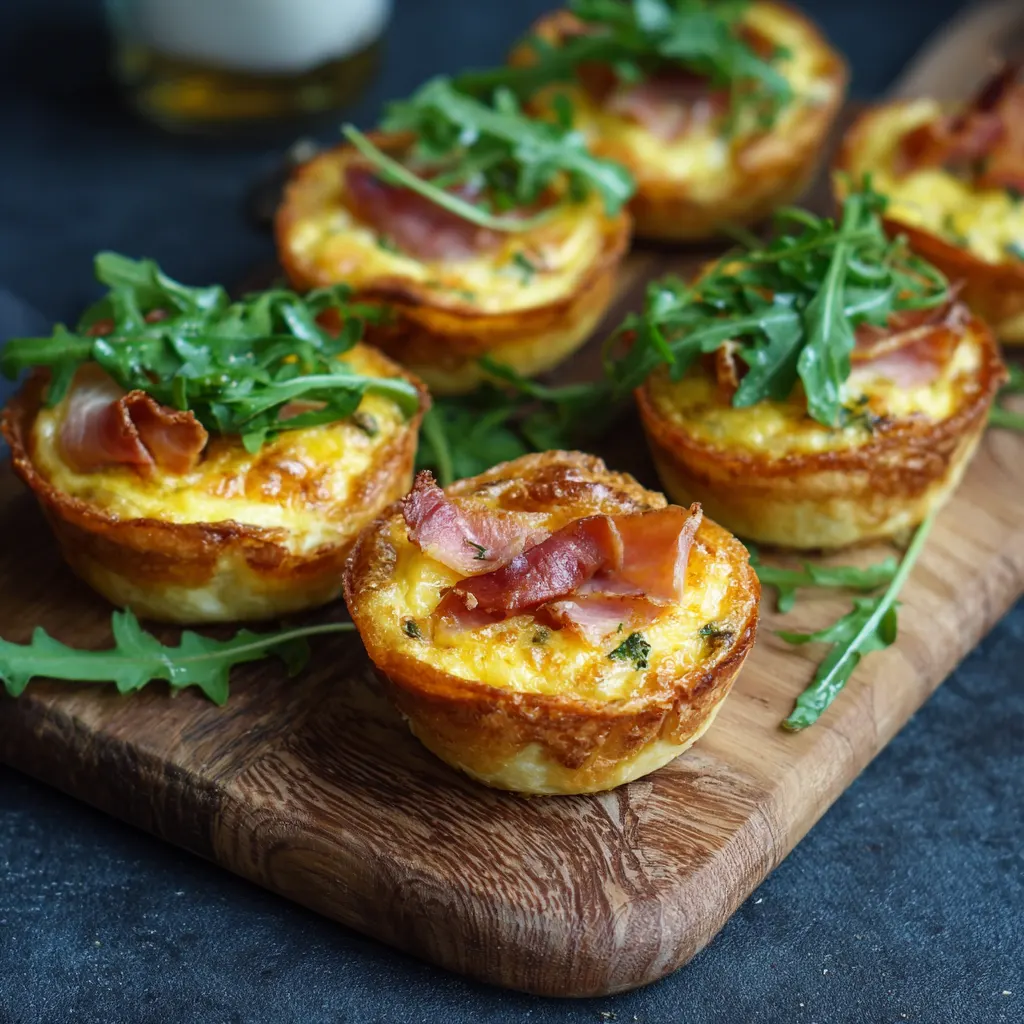 Honey Ham Mini Quiches