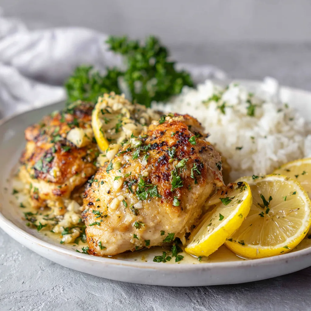 Lemon Garlic Chicken Easy Dinner
