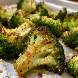 Oven-Roasted Broccoli with Lemon Zest