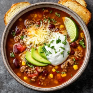 Quick Taco Soup Recipe