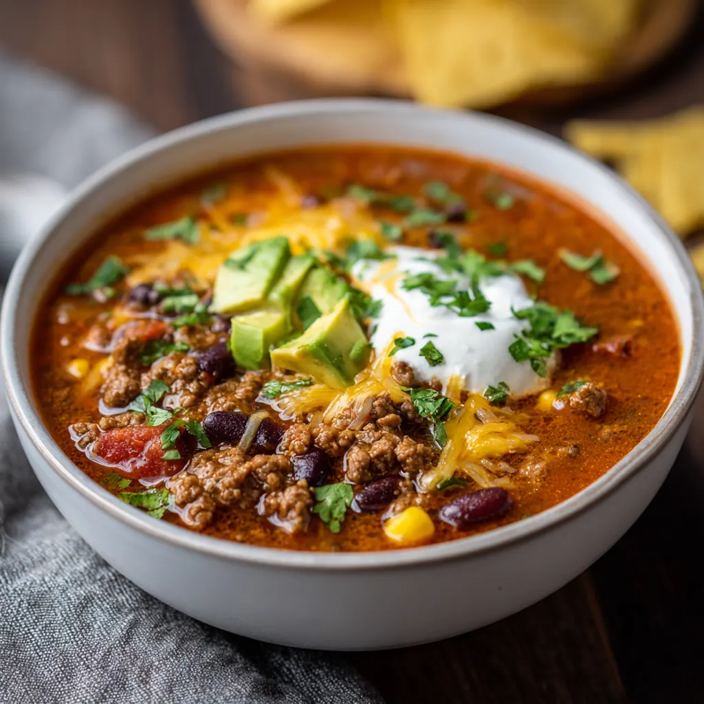 Quick Taco Soup Recipe