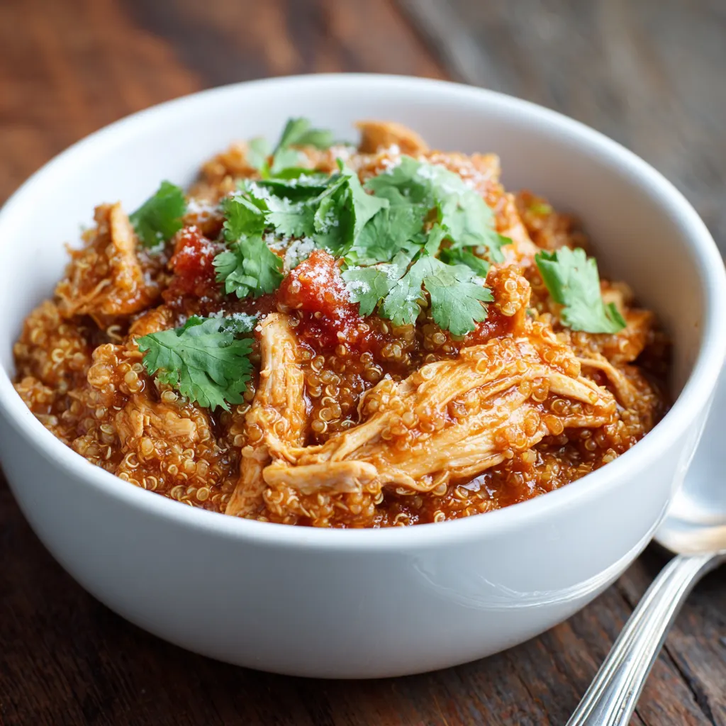Slow Cooker Chicken and Quinoa