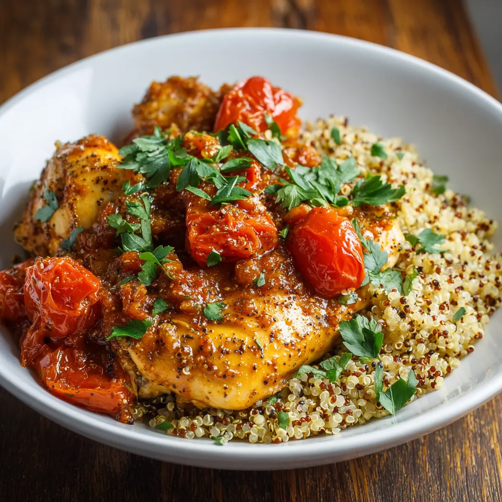 Slow Cooker Chicken and Quinoa