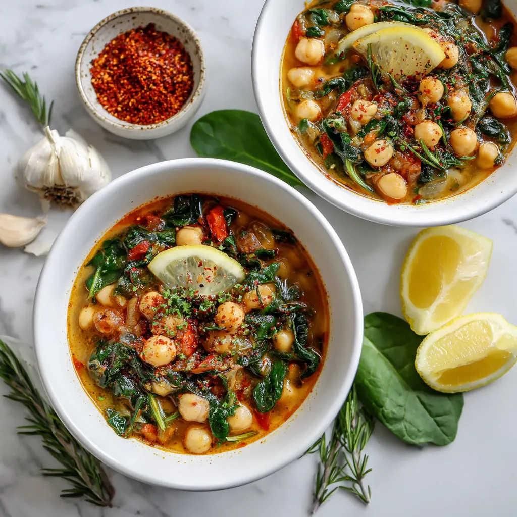 Spinach Chickpea Stew