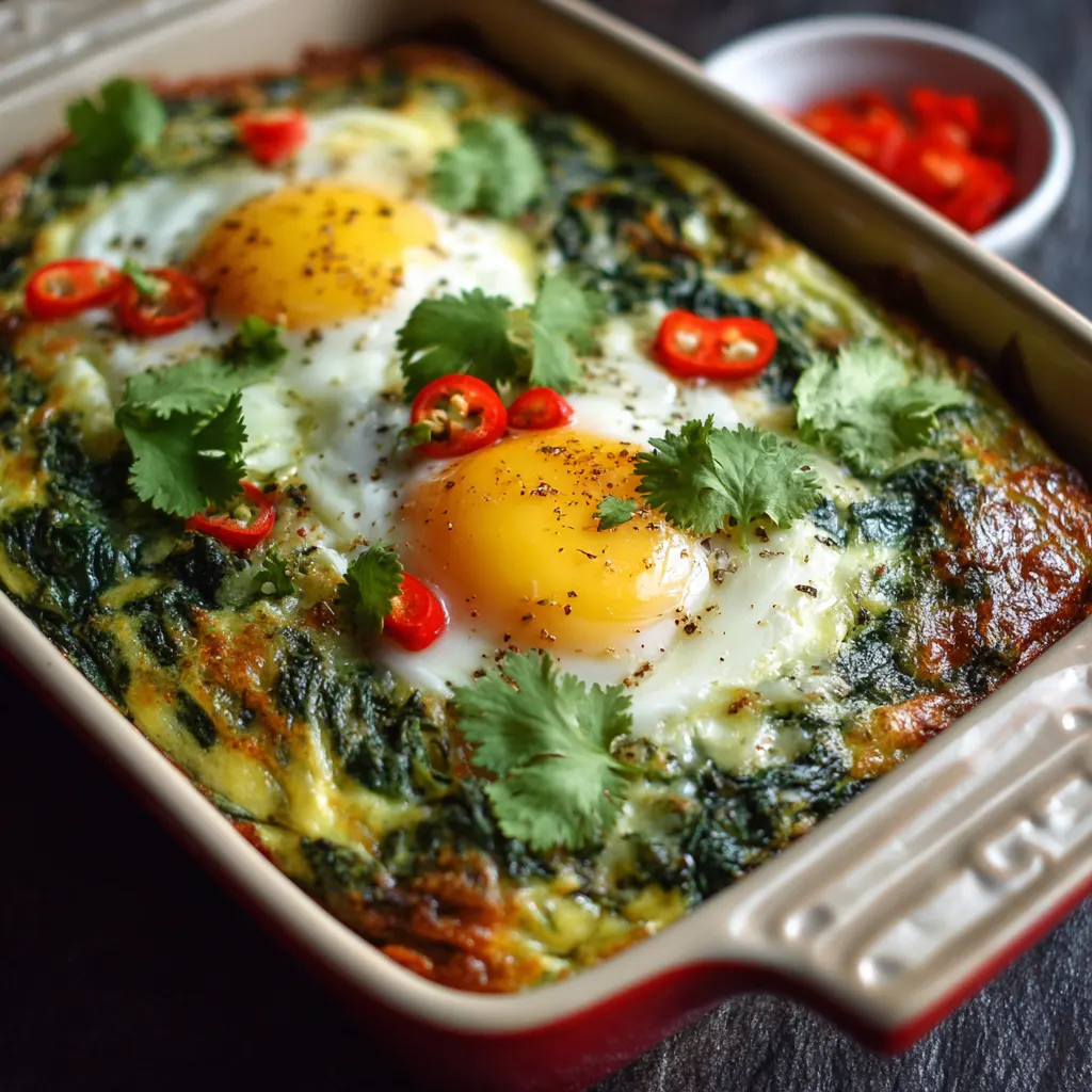 Spinach Egg Casserole
