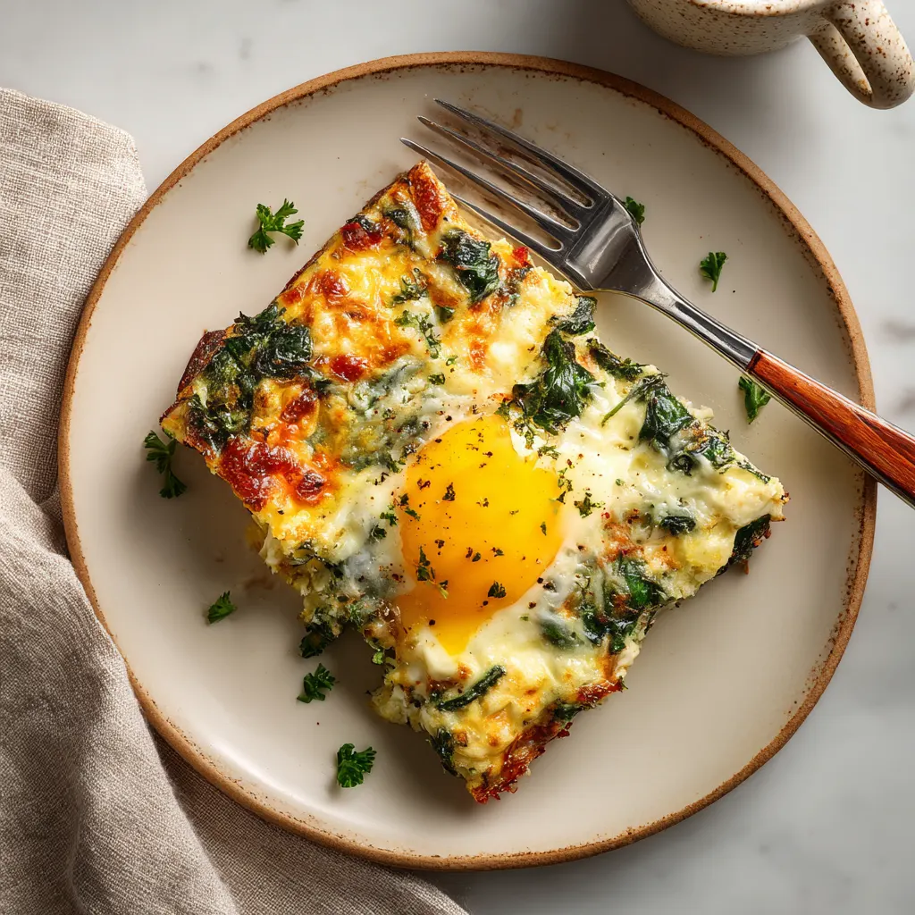 Spinach Egg Casserole