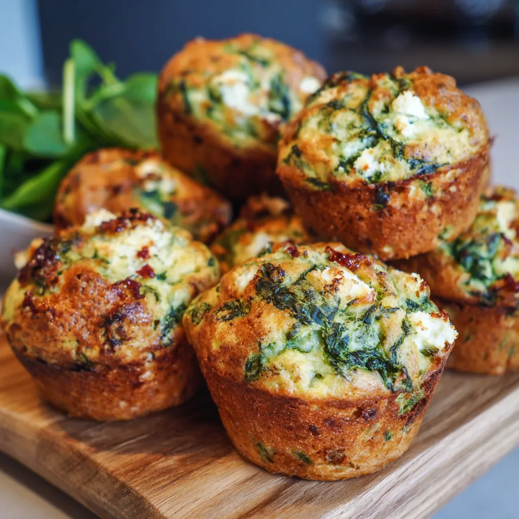 Spinach Feta Muffins