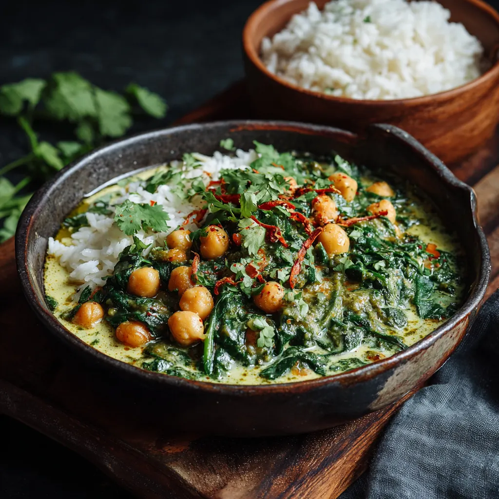 Spinach Chickpea Curry