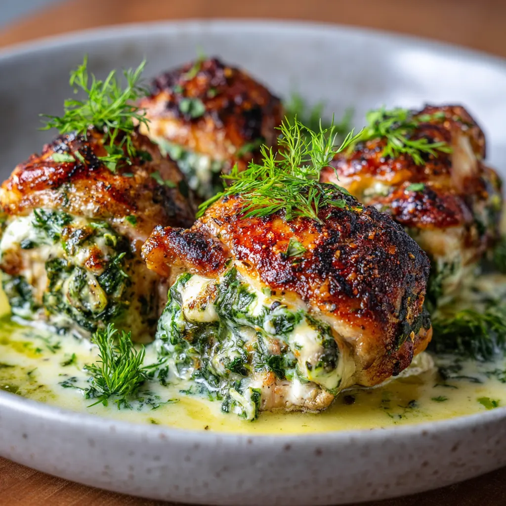 Stuffed Chicken Thighs