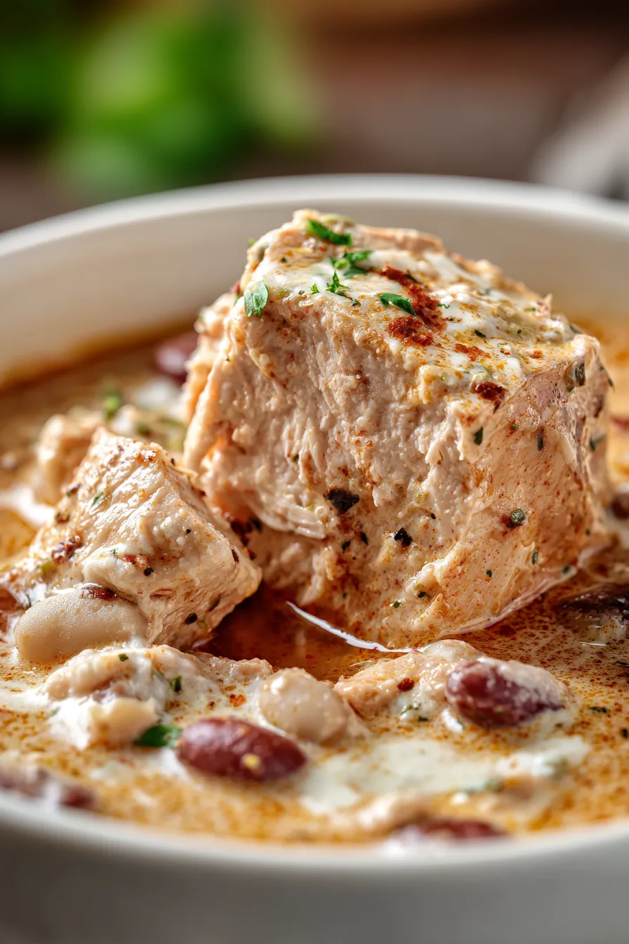 white chicken chili toppings