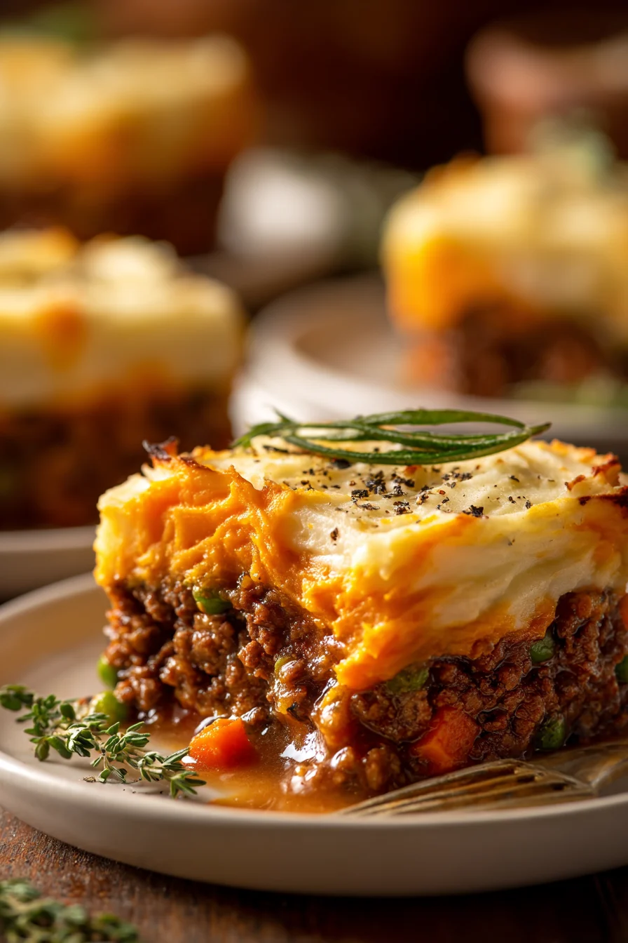 Shepherd’s Pie with Butternut Squash Topping 