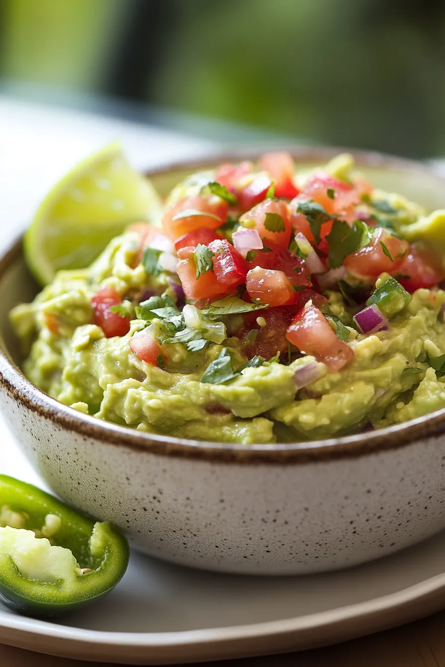 Avocado Salsa combination - lime - cilantro - fresh