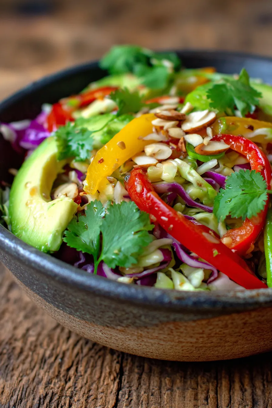 Cabbage & Avocado Crunch Salad-ingredients-vibrant